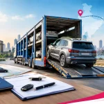 Transport Your Car from one city to another in India using a professional car carrier, with documents and route planning.